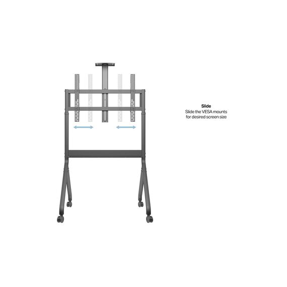 Stand mobil M Motorized Collaboration Floorstand 65"-100"